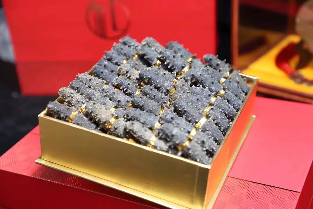 今天货源 高档大连淡干海参礼盒 /