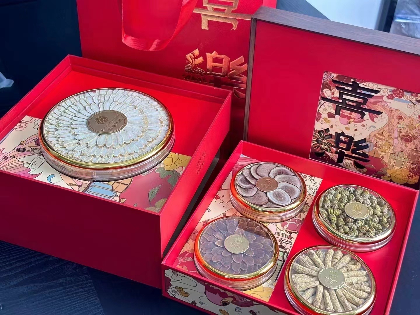 今天货源 喜乐五拼礼盒 /