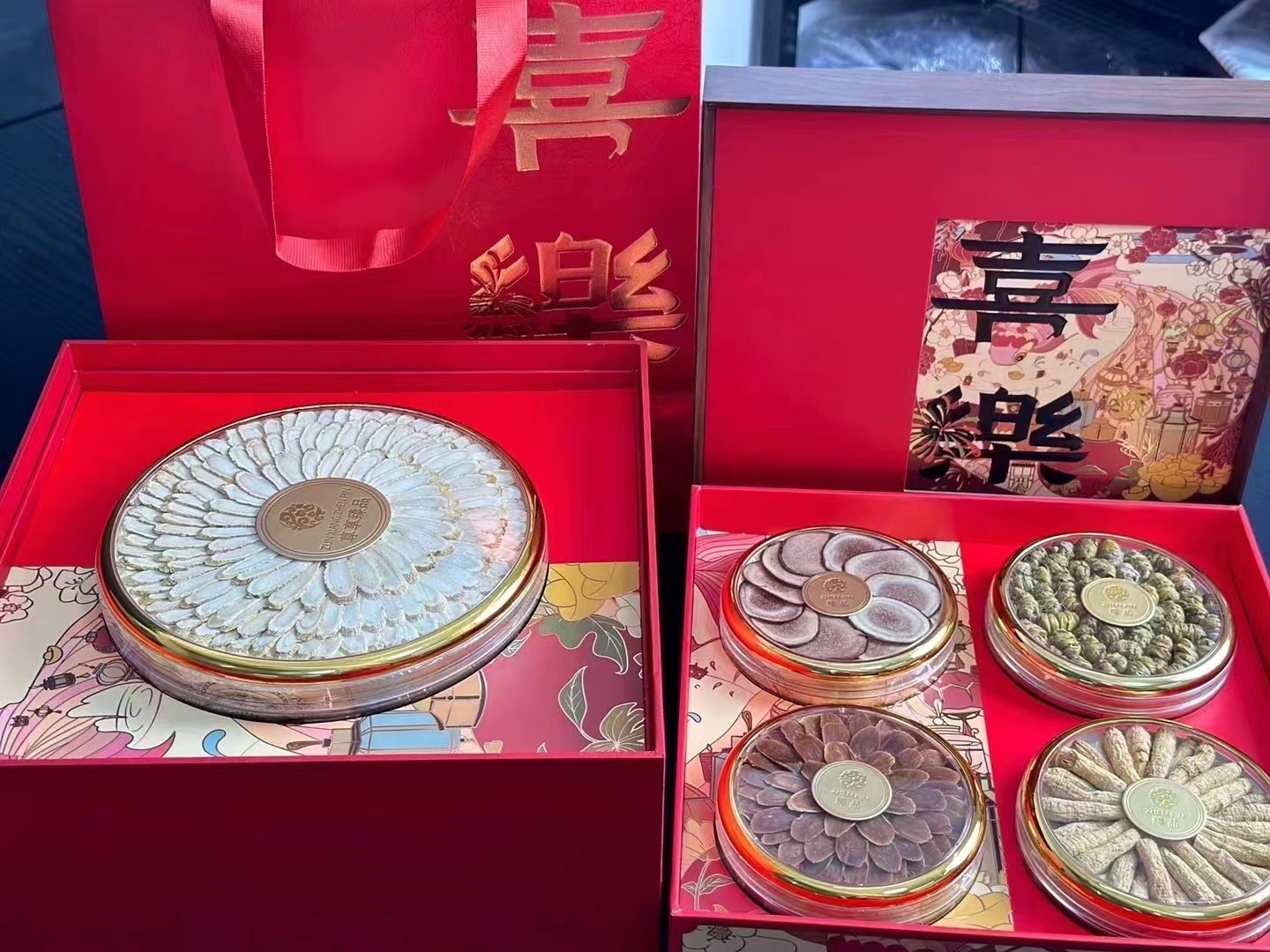 今天货源 喜乐五拼礼盒 /