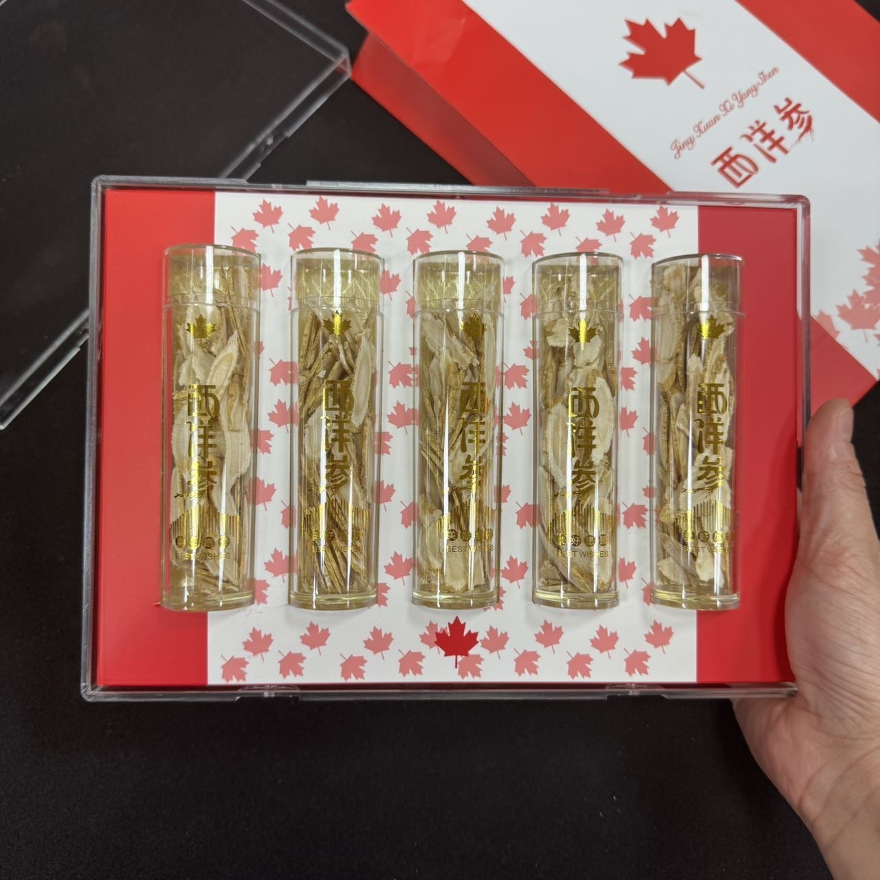 今天货源 大量花旗参礼盒 伴手礼 /