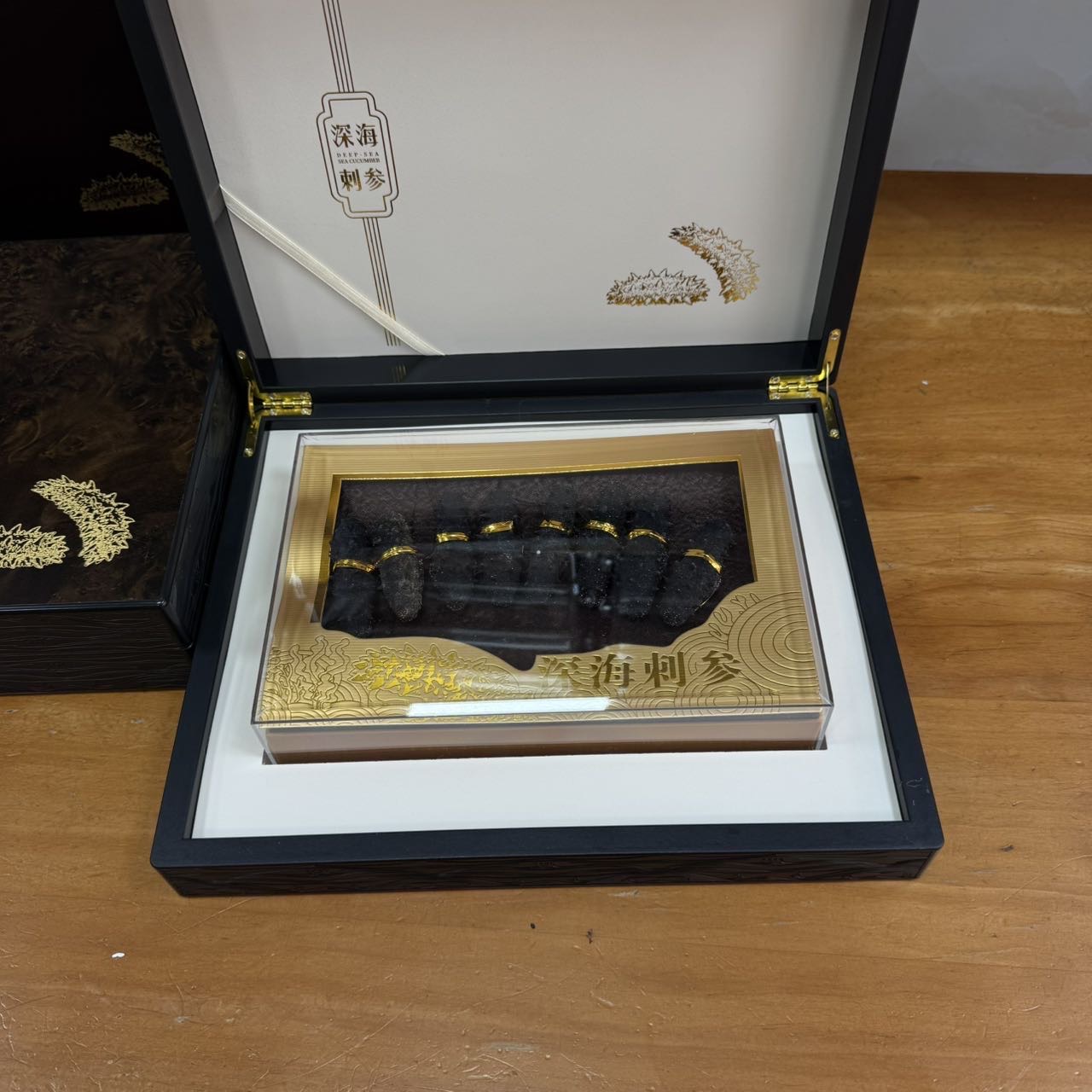 今天货源 大量淡干海参礼盒 /